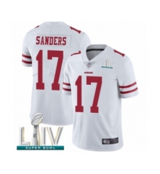 Men's San Francisco 49ers #17 Emmanuel Sanders White Vapor Untouchable Limited Player Super Bowl LIV Bound Football Jersey