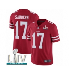 Youth San Francisco 49ers #17 Emmanuel Sanders Red Team Color Vapor Untouchable Limited Player Super Bowl LIV Bound Football Jersey