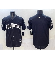 Men's New York Yankees Blank Black 'Gothic Legacy Edition' Vapor Premier Limited Stitched Baseball Jersey