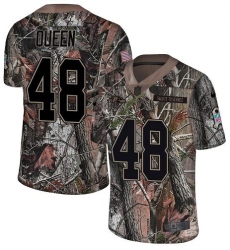 Youth Baltimore Ravens #48 Patrick Queen Camo Stitched NFL Limited Rush Realtree Jersey