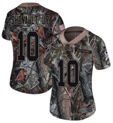 Women's Jacksonville Jaguars #10 Laviska Shenault Jr. Camo Stitched Limited Rush Realtree Jersey