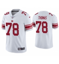 Men's New York Giants #78 Andrew Thomas 2020 White Vapor Untouchable Limited Stitched Jersey