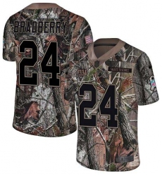 Youth New York Giants #24 James Bradberry Camo Stitched Limited Rush Realtree Jersey