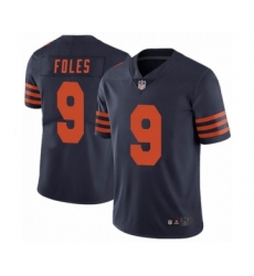 Women's Chicago Bears #9 Nick Foles Alternate Vapor Untouchable Navy Blue Limited Jersey