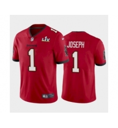 Women's Tampa Bay Buccaneers #1 Greg Joseph Red Super Bowl LV Jersey