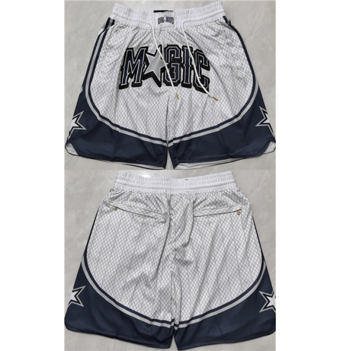 Men's Orlando Magic Silver City Edition Shorts(Run Small)