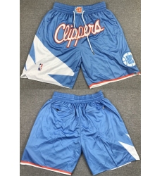 Men's Los Angeles Clippers Blue Shorts