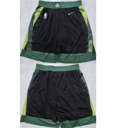 Mens Boston Celtics Black Shorts (Run Small)