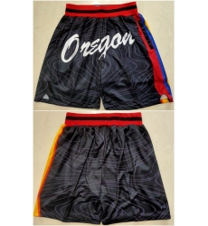 Men's Portland Trail Blazers Black Shorts (Run Smaller)