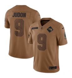Men's New England Patriots #9 Matthew Judon Nike Brown 2023 Salute To Service Limited Jersey