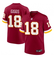Men's Washington Commanders #18 Stephon Diggs Red 2026 Vapor Limited Stitched Football Jersey
