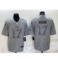 Men's Las Vegas Raiders #17 Davante Adams LOGO Grey Atmosphere Fashion 2022 Vapor Untouchable Stitched Limited Jersey