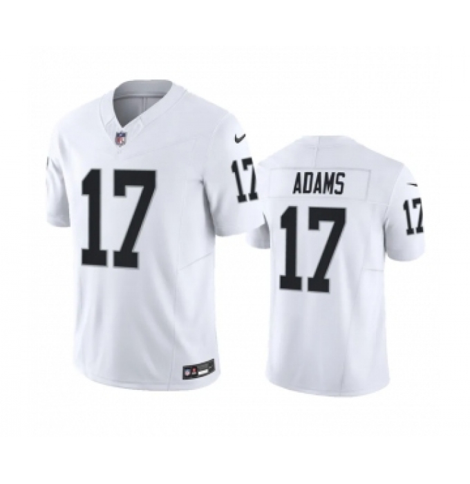 Men's Las Vegas Raiders #17 Davante Adams White 2023 F.U.S.E Vapor Untouchable Stitched Football Jersey