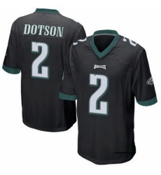 Men's Philadelphia Eagles #2 Jahan Dotson Black 2025 New F U S E Vapor Untouchable Limited Stitched Football Jersey