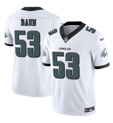 Men's Philadelphia Eagles #53 Zack Baun White 2025 F.U.S.E. Vapor Untouchable Limited Football Stitched Jersey
