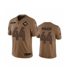 Men's Nike Jacksonville Jaguars #44 Travon Walker 2023 Brown Salute To Service Vapor Untouchable Limited Football Stitched Jersey