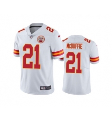 Men's Kansas City Chiefs #21 Trent McDuffie White Vapor Untouchable Limited Stitched Football Jersey