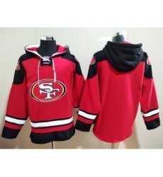 Men's San Francisco 49ers Custom Red Team Color New NFL Hoodie