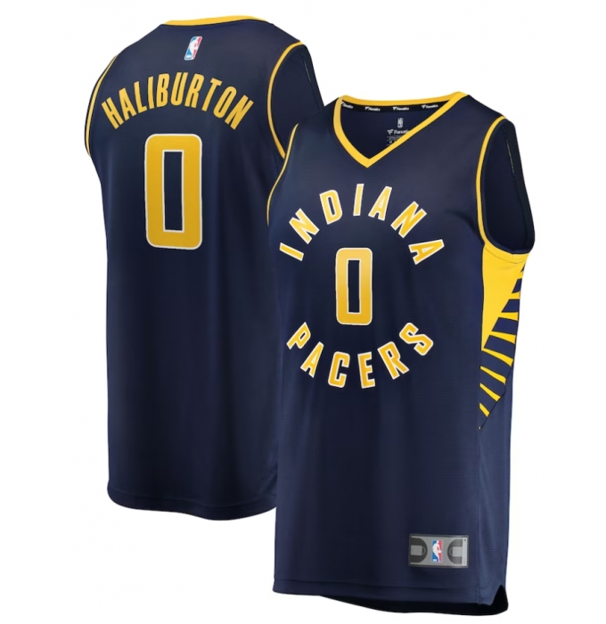 Men's Indiana Pacers #0 Tyrese Haliburton Fanatics Branded Blue 2022-23 Fastbreak Jersey