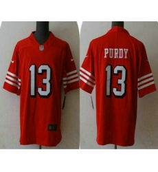 Men's San Francisco 49ers #13 Brock Purdy New Red Vapor Untouchable Limited Stitched Football Jersey