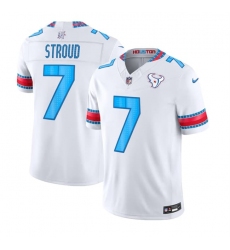 Women's Houston Texans #7 C.J. Stroud White 2026 F.U.S.E. Rivalries Collection Limited Stitched Football Jersey(Run Smaller)