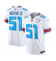 Youth Houston Texans #51 Will Anderson Jr. White 2026 F.U.S.E. Rivalries Collection Limited Stitched Football Jersey