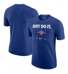 Men's New York Knicks Blue Just Do It T-Shirt