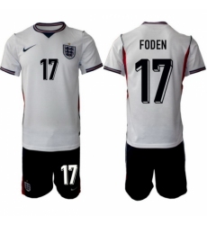 England FIFA World Cup 2026 White Soccer Jersey Phil Foden #17