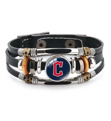 The Cleveland Watchmen MLB Pro football team jewel cowhide bracelet leather hand jewelry