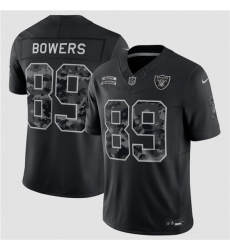 Men's Las Vegas Raiders #89 Brock Bowers Black F.U.S.E. 2026 Salute to Service Limited Football Stitched Jersey