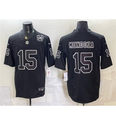 Men's Las Vegas Raiders #15 Fernando Mendoza Black F.U.S.E. 65th Anniversary Vapor Untouchable Limited Football Stitched Jersey