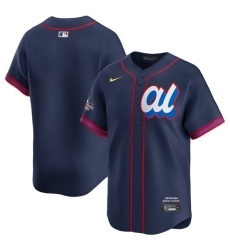 Men's American League Blank Navy 2025 All-Star Edition Limited Stitched Baseball Jersey