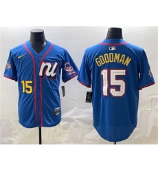 Men's National League #15 Hunter Goodman Blue 2025 All-Star Edition Limited Stitched Baseball Jersey