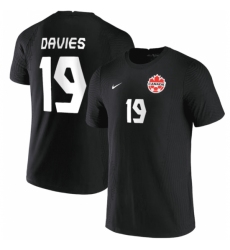 Canada soccer jersey 19 Davies Black