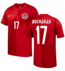 Men 17 Canada Tajon Buchanan Replica Away 1