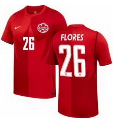 Men 26 Canada Marcelo Flores Replica Away 1