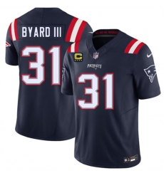 Men's New England Patriots #31 Kevin Byard III Navy 2026 F.U.S.E. 4-Star C Vapor Limited Football Stitched Jersey