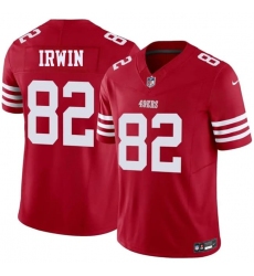 Men's San Francisco 49ers #82 Trenton Irwin Red 2026 F.U.S.E. Vapor Untouchable Limited Football Stitched Jersey