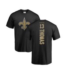 Football New Orleans Saints #13 Michael Thomas Black Backer T-Shirt