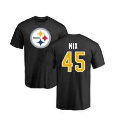 Football Pittsburgh Steelers #48 Bud Dupree Ash Backer T-Shirt