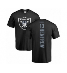 Football Oakland Raiders #13 Hunter Renfrow Black Backer T-Shirt