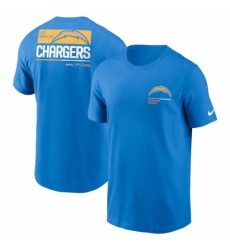 Men's Los Angeles Chargers Light Blue Team Incline T Shirt