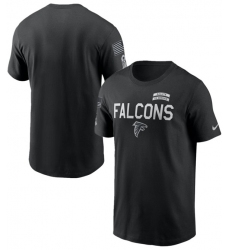 Men's Atlanta Falcons Black 2026 Salute to Service Sideline Dri-FIT T-Shirt
