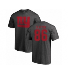 Football New York Giants #86 Darius Slayton Ash One Color T-Shirt
