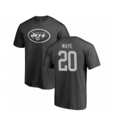 Football New York Jets #20 Marcus Maye Ash One Color T-Shirt