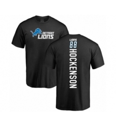 Football Detroit Lions #88 T.J. Hockenson Black Backer T-Shirt