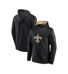 Men's New Orleans Saints Black On The Ball Pullover Hoodie