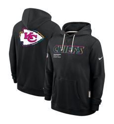 Men's Kansas City Chiefs Black 2025 Crucial Catch Dri-FIT Hoodie