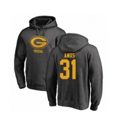 Football Green Bay Packers #31 Adrian Amos Ash One Color Pullover Hoodie