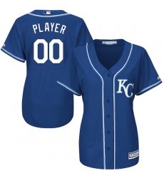 Women's Kansas City Royals Majestic Royal Cool Base Alternate Jersey